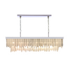 Botanical Linear Chandelier - Polished Nickel
