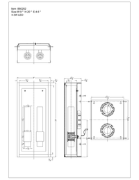 Rhapsody 4 Light Wall Lantern