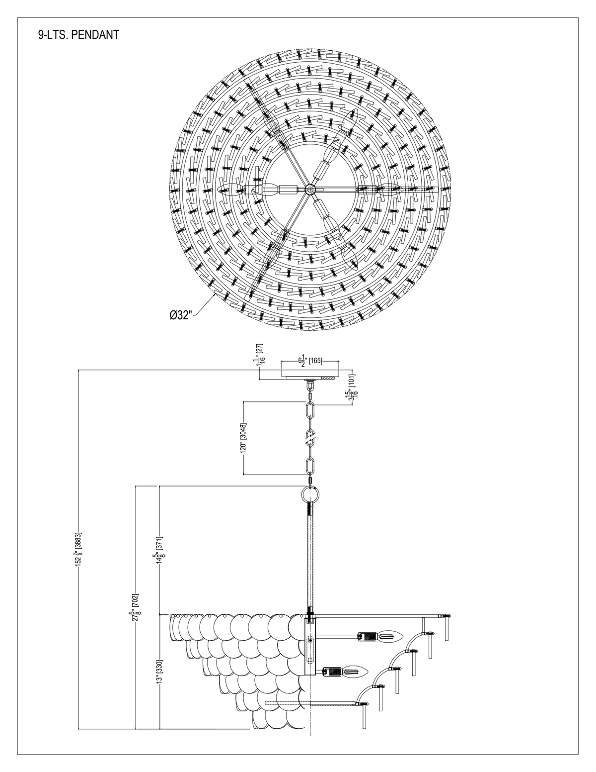 Cascada Chandelier