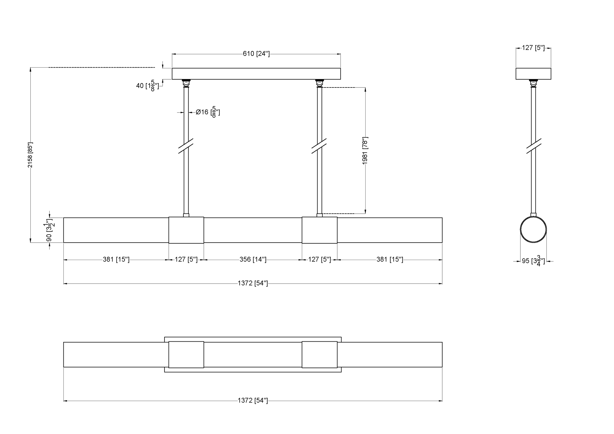 Colette Linear Pendant