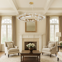 Crystal Wreath Chandelier