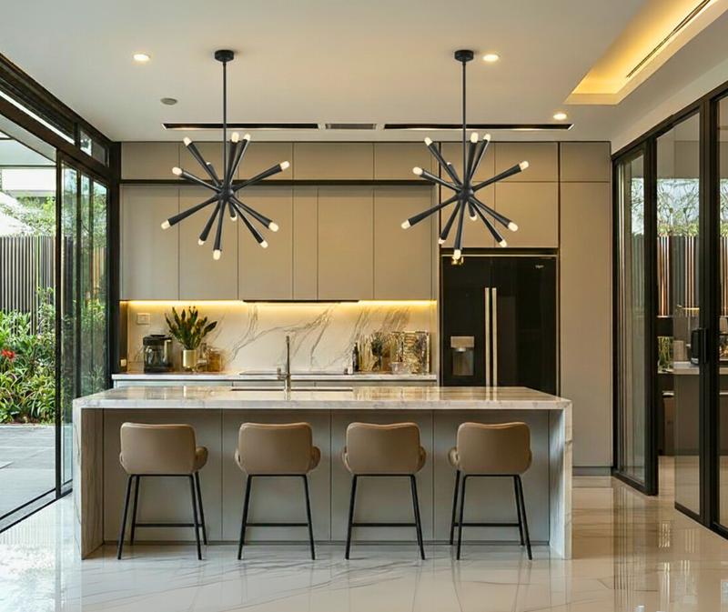 Nebula Chandelier - Bronze