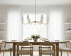 Sylvie Chandelier - Brass