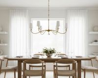 Sylvie Chandelier - Brass