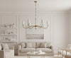 Sylvie Chandelier - Brass
