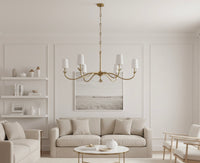 Sylvie Chandelier - Brass