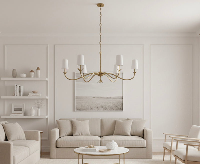Sylvie Chandelier - Brass