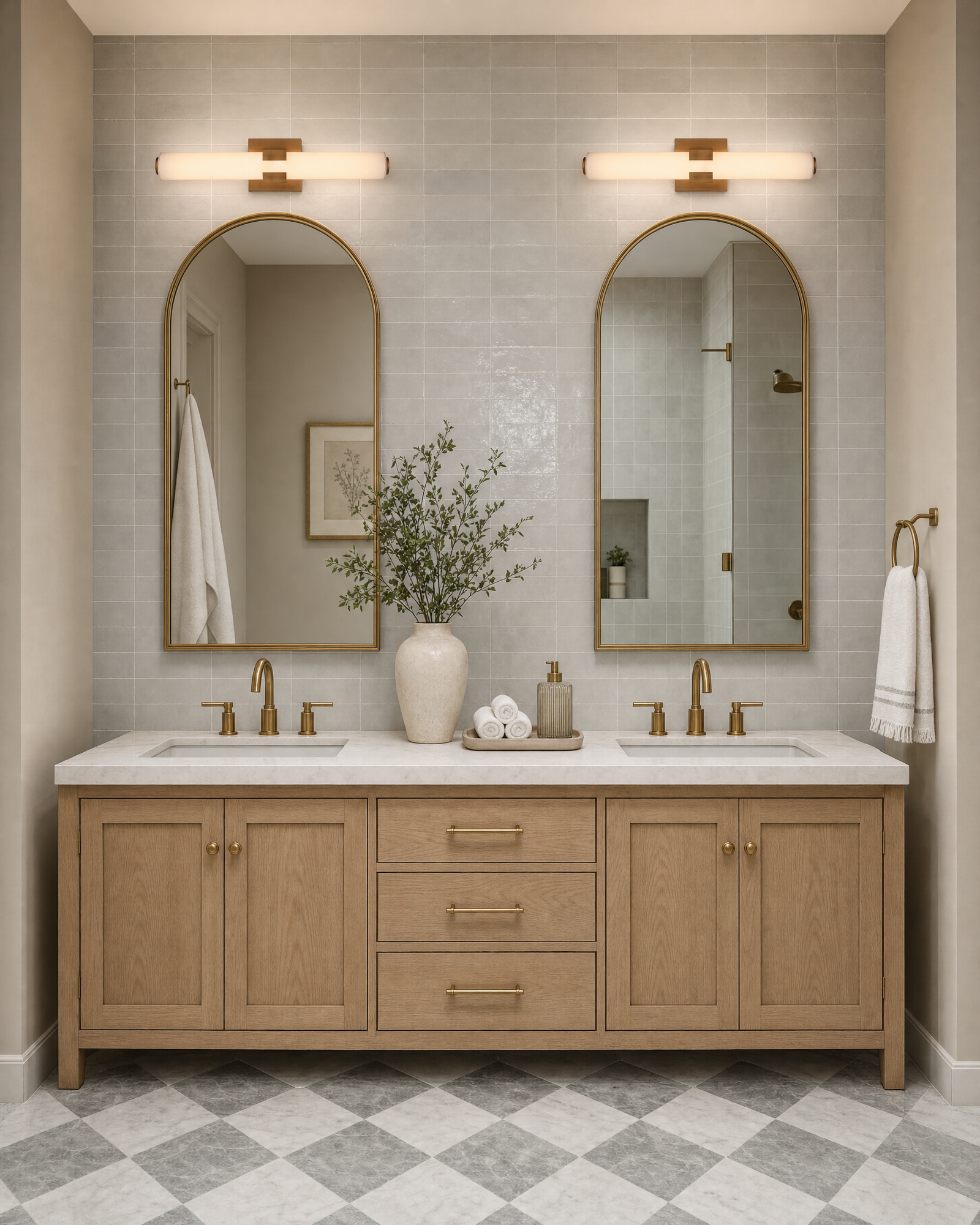 Clarke Linear Sconce - Antique Brass