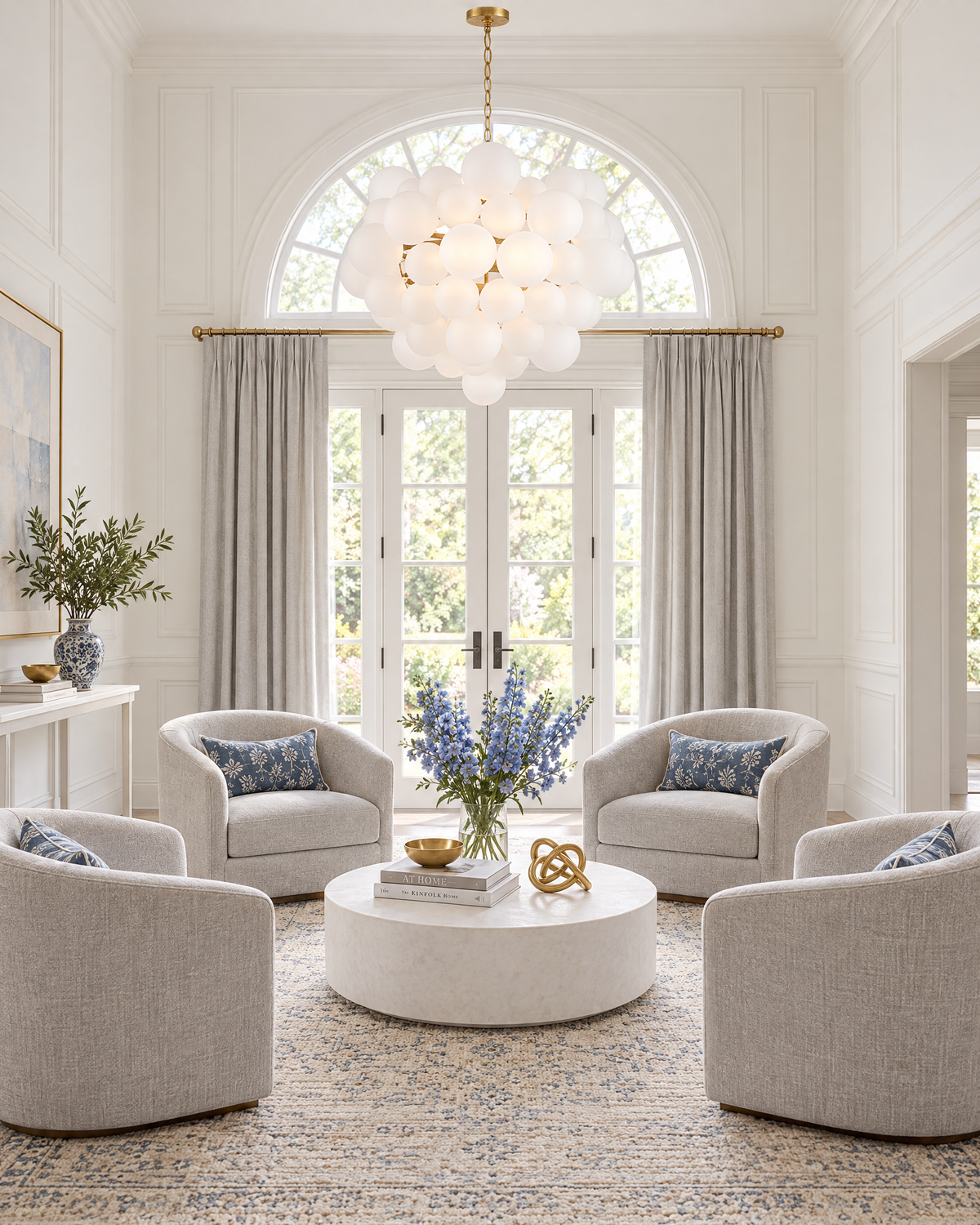Opal 8 Light Chandelier