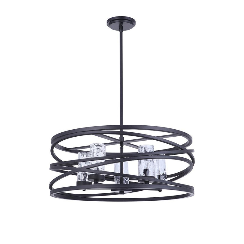 Mariana Home - Finley 5 Lt Pendant - Black