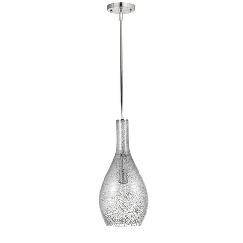Mariana Home - Olivia 1 Light Glass Pendant - Smoky Metallic Art Glass - 130091
