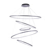Mariana Home - Halo LED Chandelier - Black