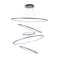 Mariana Home - Halo LED Chandelier - Black