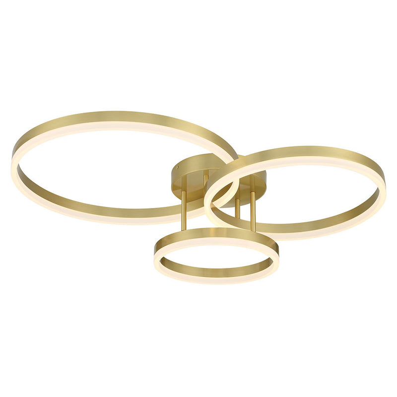 Mariana Home - Trio LED Flush Mount - Brass