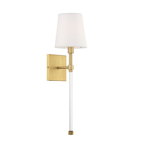Elegant II 1 Light Wall Sconce - Brass