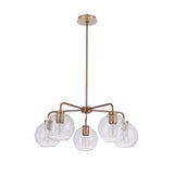 Mariana Home - Knox 5 Light Chandelier - Brass