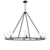 Mariana Home - Beckett 8 Light Chandelier - Black