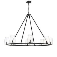 Mariana Home - Beckett 8 Light Chandelier - Black