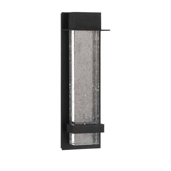 Alpine Small LED Outdoor Wall Lamp - Black Finish