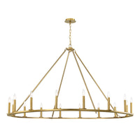 Mariana Home - Lancelot 16 Light Chandelier - Brass