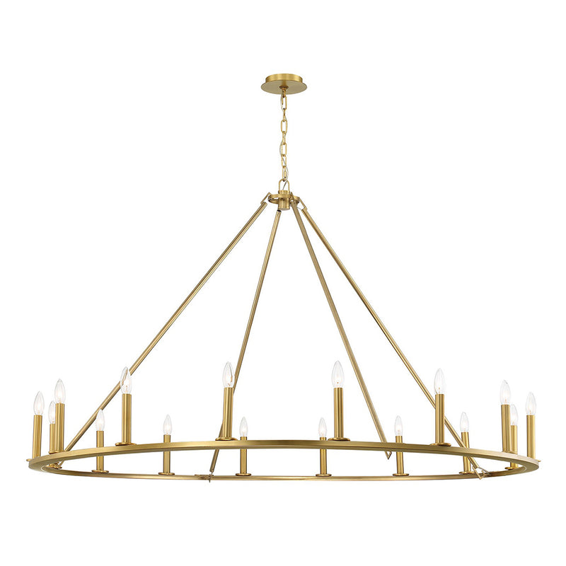 Mariana Home - Lancelot 16 Light Chandelier - Brass