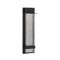 Alpine Large LED Outdoor Wall Lamp - Black Finish