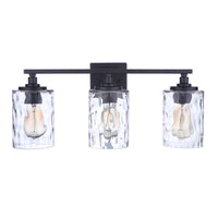 Voda 3 Light Vanity - Black