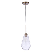 Mariana Home - Nimbus 1 Light Pendant - Brass