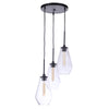 Mariana Home - Nimbus 3 Light Pendant - Black