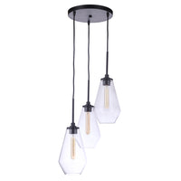 Mariana Home - Nimbus 3 Light Pendant - Black