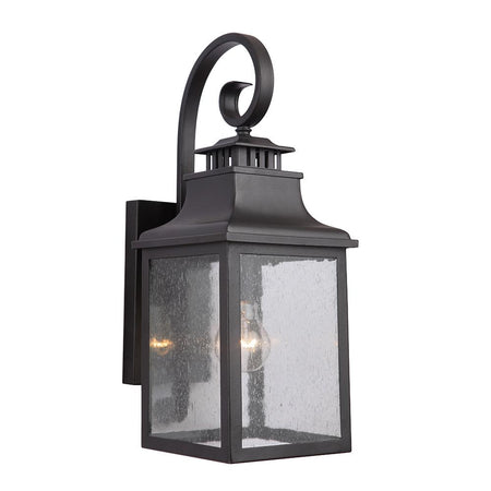 McKenzie 2 Light Outdoor Lantern - Black