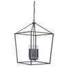 Mariana Home - Midland 6 Lt Pendant - Black