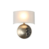 Mariana Home - Windsor Wall Sconce - Silver Leaf Finish