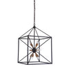 Mariana Home - Lex Twelve Light Lantern - Black and Brass