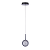 Black 1 Light LED Pendant