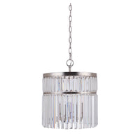 Silver Leaf 4 Light Pendant