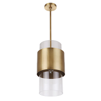 Brass 1 Light Pendant