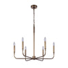 Mariana Home - Beverly Six Light Chandelier - Brass