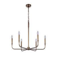 Mariana Home - Beverly Six Light Chandelier - Brass