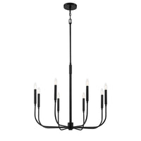 Mariana Home - Beverly 8 Lt Chandelier - Black