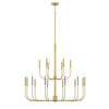 Mariana Home - Beverly 18 Lt Chandelier - Brass