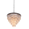 Art Deco Chandelier - Large - Black