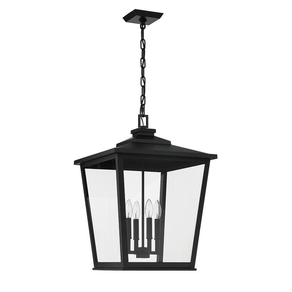 Mariana Home - Rockhouse 4 Light Outdoor Hanging Lantern - Black