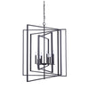 Mariana Home - Bismarck 8 Lt Pendant - Black