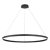 Black LED Ring Chandelier