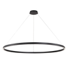 Black LED Ring Chandelier