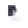 Mariana Home - Mia 1 Light Wall Sconce - Black