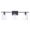 Mariana Home - Mia 3 Light Vanity - Black