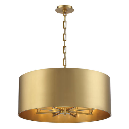 Baroque 1 Light Wall Sconce - Aged Brass