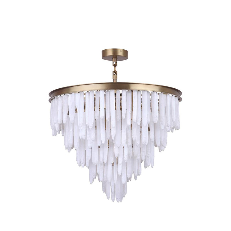 Mariana Home - Botanical 13LT Chandelier - Aged Brass